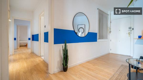 Habitación en piso compartido en barcelona.