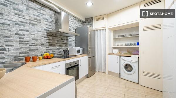 Habitación en piso compartido en barcelona.