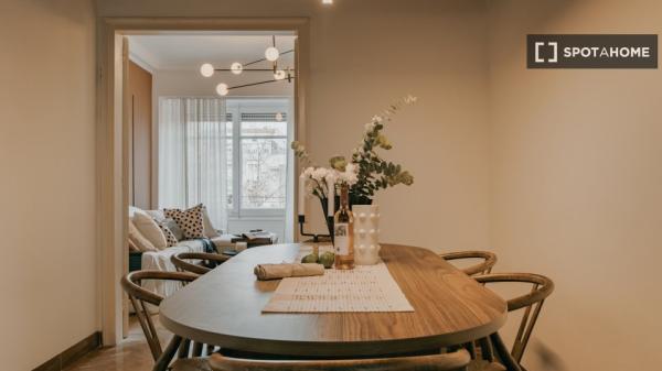 Habitación en piso compartido en barcelona.