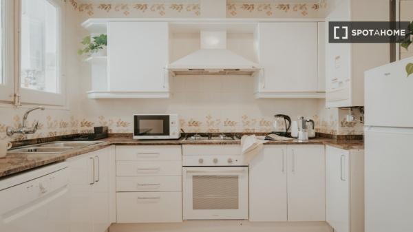 Habitación en piso compartido en barcelona.