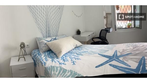 Habitación en piso compartido en barcelona.