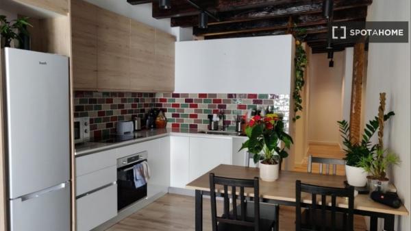Habitación en piso compartido en barcelona.