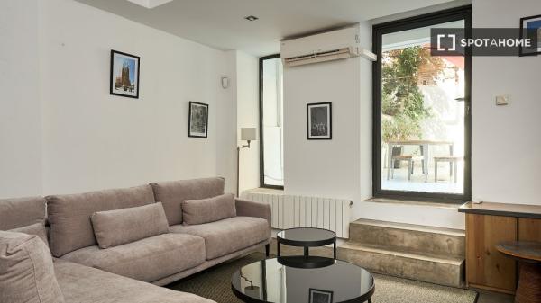 Estudio en alquiler en Vila de Gràcia, Barcelona.