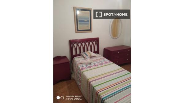 Pokój do wynajęcia w mieszkaniu z 3 sypialniami w La Chanca, Almería.