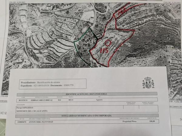 Terreno en camino Monforte del Cid s/n
