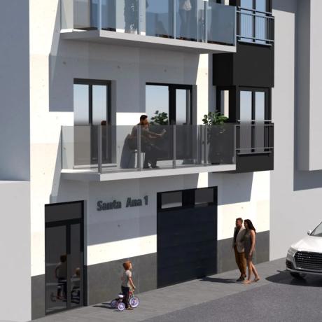 Piso en venta en Santa Ana, 1