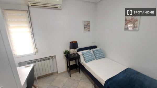 Habitación en piso compartido en madrid.