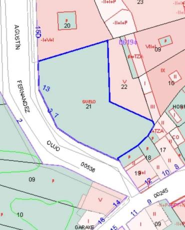 Terreno en calle Agustín Fernández Oujo, 15