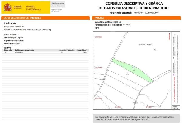 Terreno en Chousa de Canleiro s/n