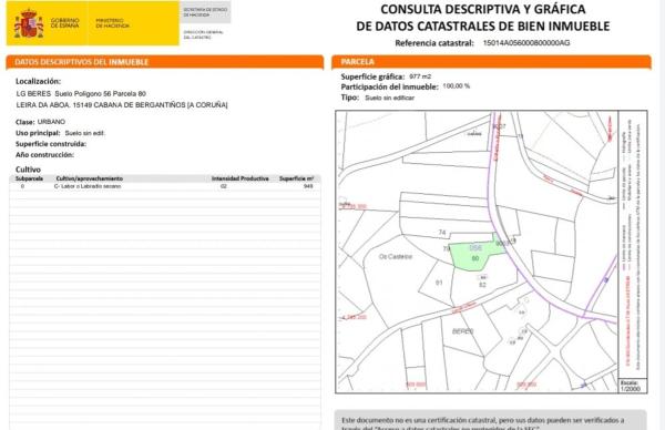 Terreno en carretera Lc 423 s/n