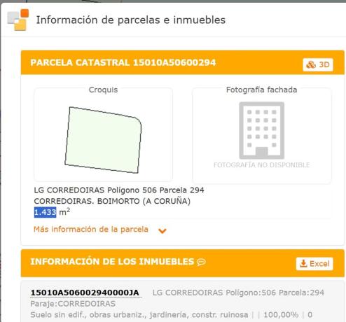Terreno en Corredoiras s/n Sn