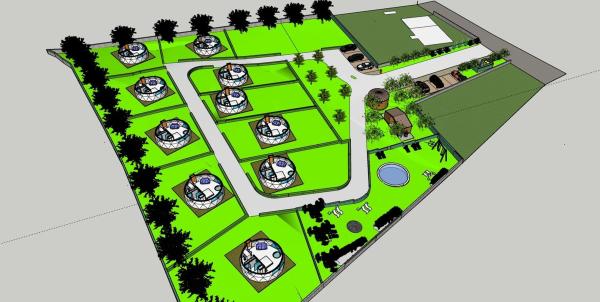 Terreno en lugar hermedesuxo abaixo, 47