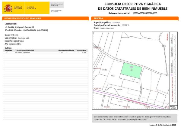 Terreno en Lugar Posta, 11