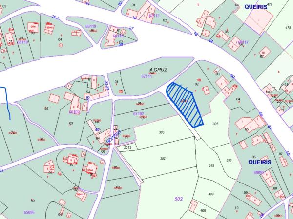 Terreno en Lugar Queiris, 38