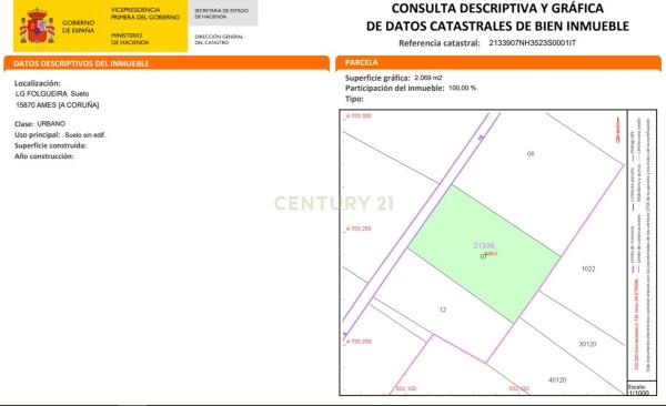 Terreno en Aldea Folgueira, 1