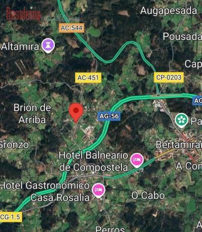 Terreno en avenida de Santa Minia