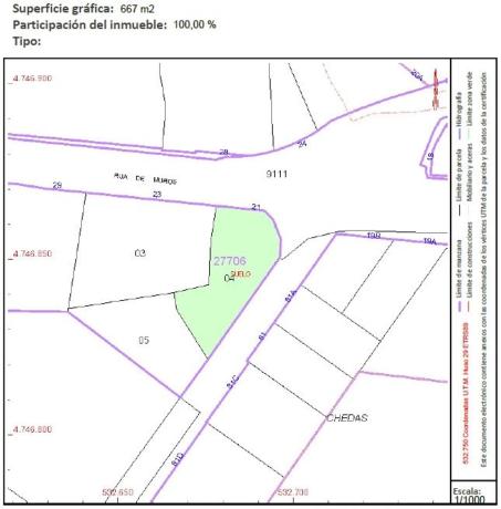 Terreno en calle de Muros