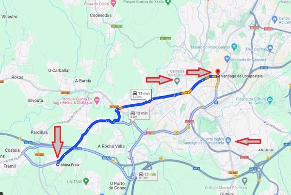 Terreno en a Moniña-Aldea Fraiz, km 0