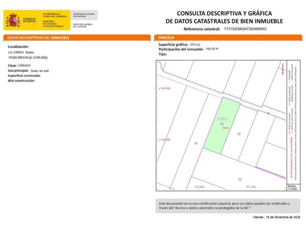 Terreno en Aldea Gándara