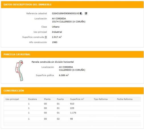 Terreno en avenida Cordeda, 18