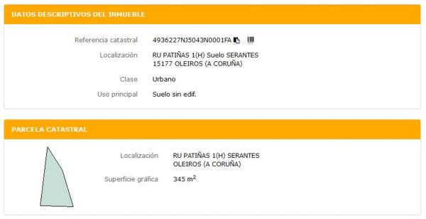 Terreno en calle Patiñas