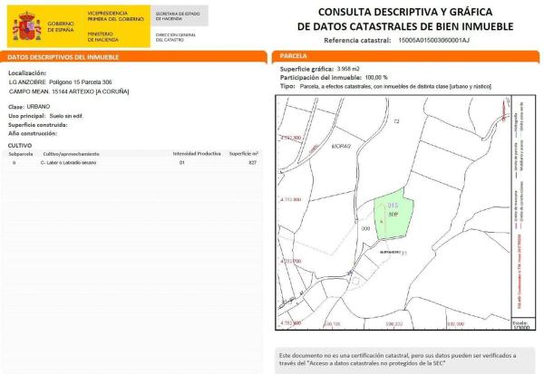 Terreno en Loureda-Lañas-Barrañán