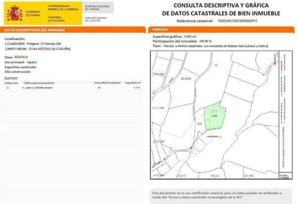 Terreno en Loureda-Lañas-Barrañán