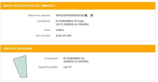 Terreno en plaza da Rabadeira, 26
