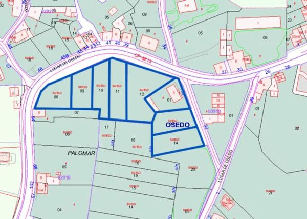 Terreno en Lugar Osedo s/n