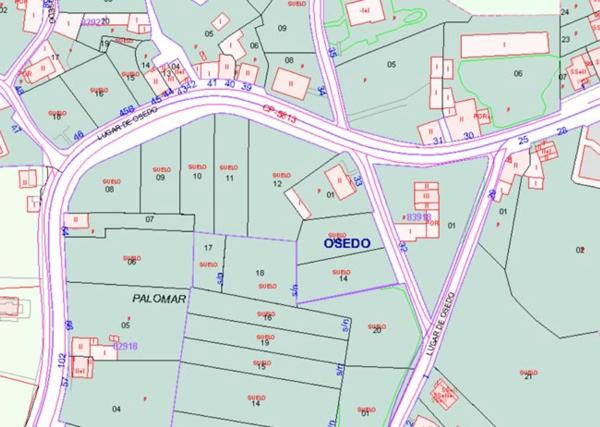 Terreno en Lugar Osedo s/n