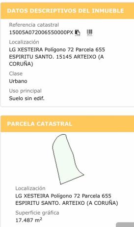 Terreno en travesía da Cornixa s/n