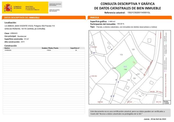 Terreno en Lugar de Ameas s/n