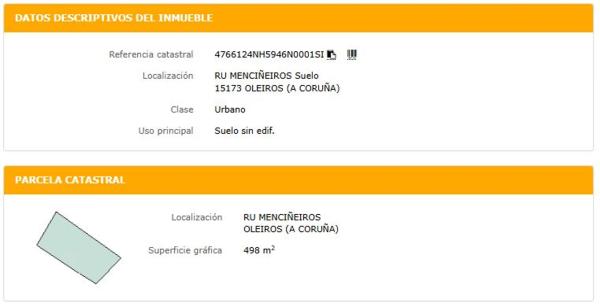 Terreno en calle Menciñeiros, 5