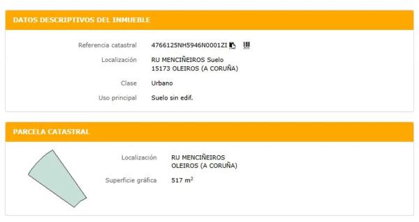 Terreno en calle Menciñeiros, 5
