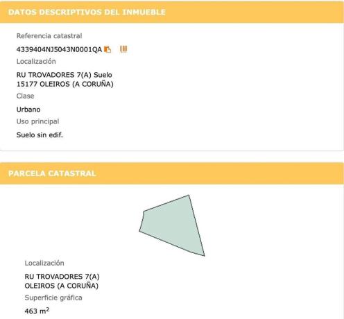 Terreno en calle dos Trovadores