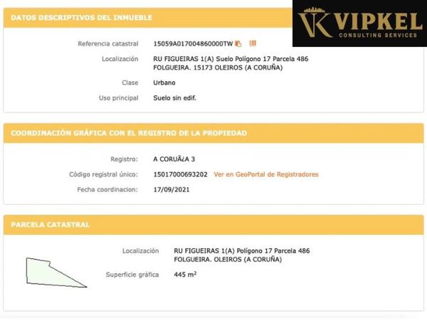 Terreno en calle Figueiras