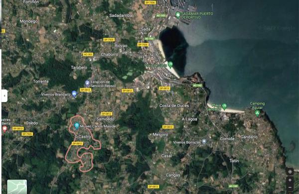 Terreno en Aldea o Castro, km 13