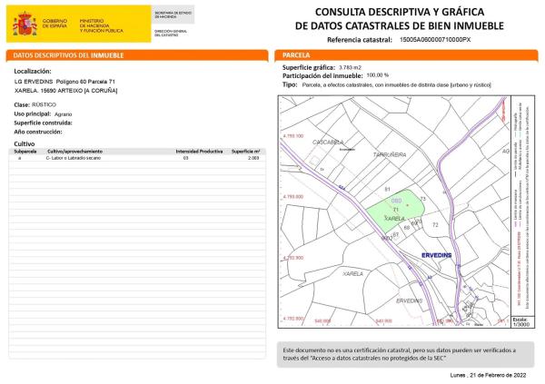 Terreno en Loureda - Ervedins