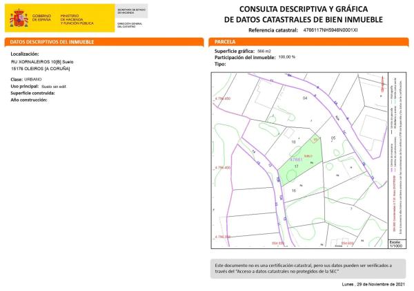 Terreno en Xornaleiros, 10