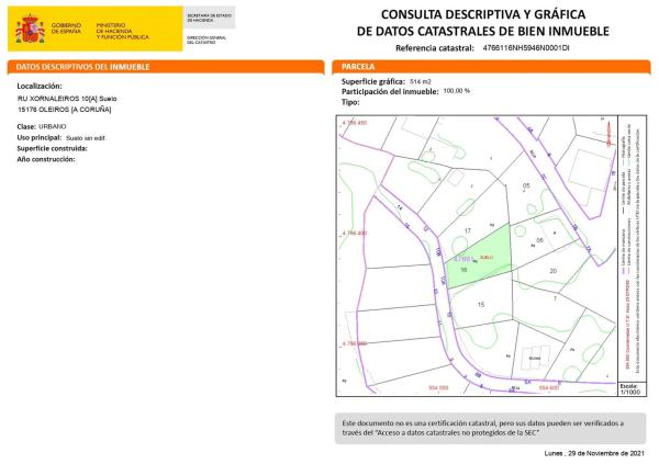 Terreno en Xornaleiros, 10