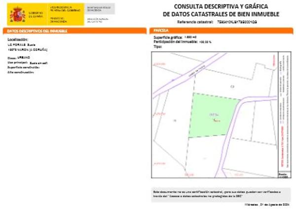 Terreno en camino das Forxas, 29
