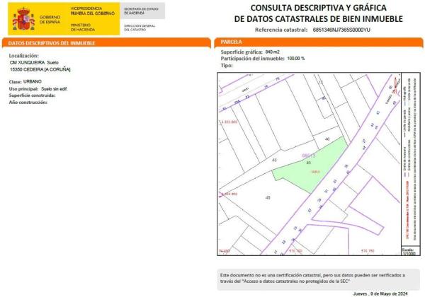 Terreno en calle Granxa