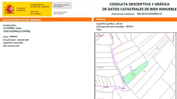 Terreno en calle Hórreo, 1