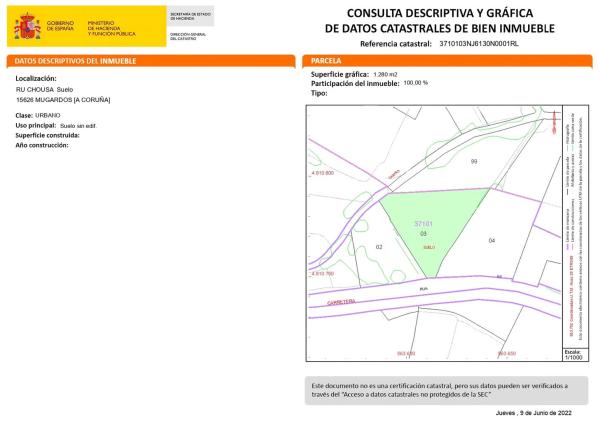 Terreno en calle Chousa, 71