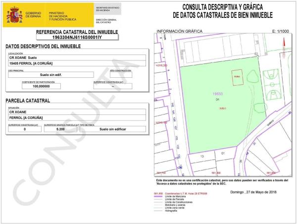 Terreno en camino Xoane s/n sn