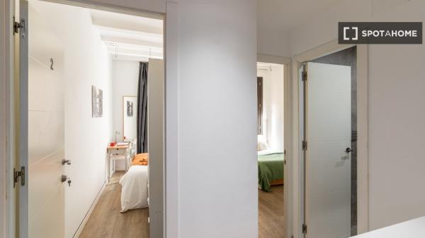 Habitación en piso compartido en barcelona.