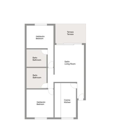 Ático en calle J.H.Alhamed