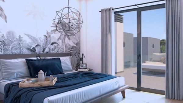 Casa independiente en camino Fondo