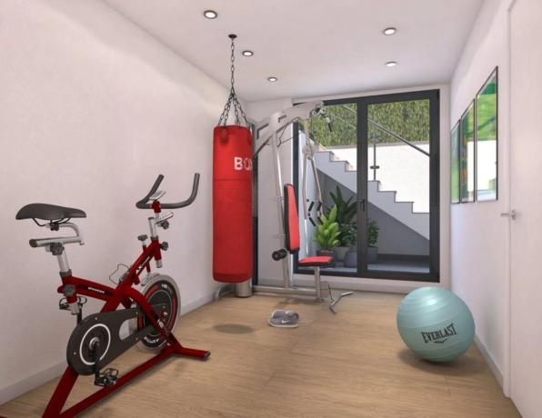 Casa independiente en camino Fondo