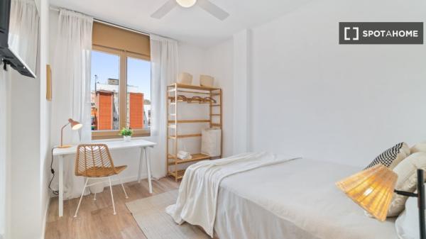 Habitación en piso compartido en barcelona.